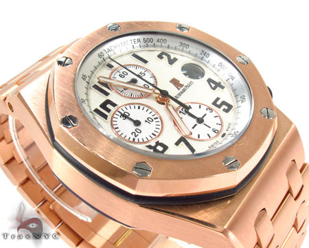 Audemars Piguet Royal Oak Offshore 18K Rose Gold Watch 29025 - Image 5