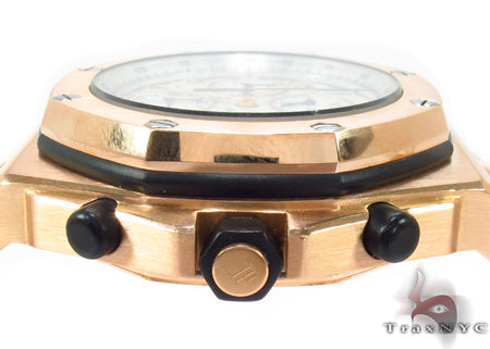 Audemars Piguet Royal Oak Offshore 18K Rose Gold Watch 29025 - Image 9