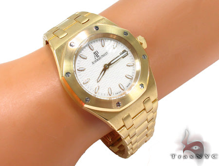 Audemars Piguet Royal Oak Offshore 18K Yellow Gold Ladies Watch 29026 - Image 13
