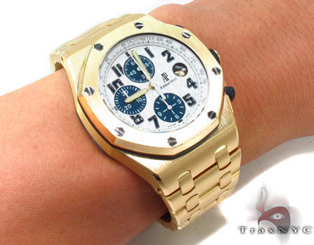 Audemars Piguet Royal Oak Offshore 18K Yellow Gold Watch 29024 - Image 12