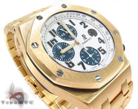 Audemars Piguet Royal Oak Offshore 18K Yellow Gold Watch 29024 - Image 4