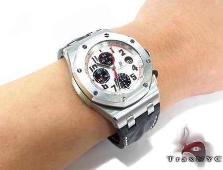 Audemars Piguet Royal Oak Offshore Steel Chronograph Watch 28187 - Image 10