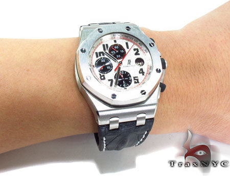 Audemars Piguet Royal Oak Offshore Steel Chronograph Watch 28187 - Image 11