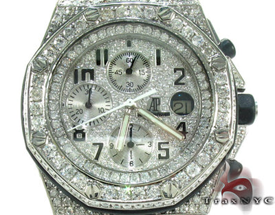 Audemars Piguet Royal Oak Offshore Full Diamond Watch 27854 - Image 1