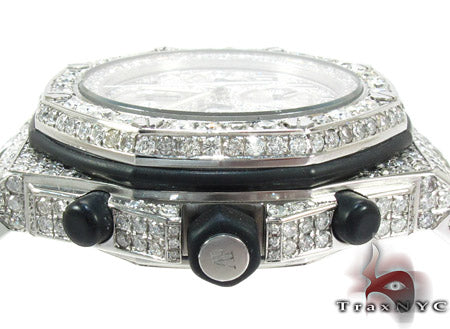 Audemars Piguet Royal Oak Offshore Full Diamond Watch 27854 - Image 7