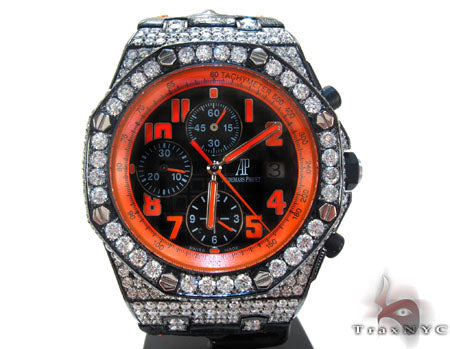 Audemars Piguet Royal Oak Offshore Volcano Diamond Watch 24829 - Image 2