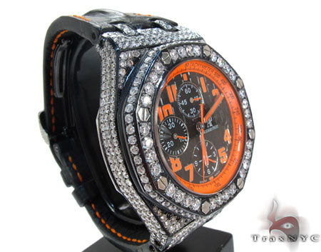 Audemars Piguet Royal Oak Offshore Volcano Diamond Watch 24829 - Image 3