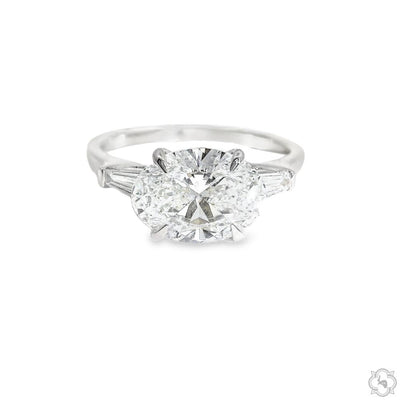 Aurora 2ct Oval Engagement Ring 70589 - Image 1
