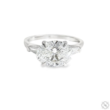 Aurora 2ct Oval Engagement Ring 70589 - Image 1