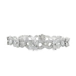 10K white Chrome Style Bracelet Set With Lab Marquise And Round Diamonds 70997