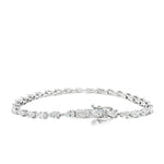 Pear Cut Diamond Tennis Bracelet 71111
