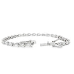 Pear Cut Diamond Tennis Bracelet 71111