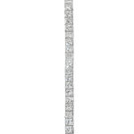 White gold diamond tennis bracelet with secure clasp, sleek and elegant design.