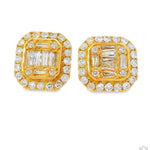 Baguette  Diamond  Earrings 70309 - Image 3
