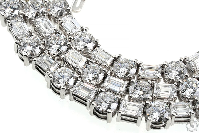 Baguette Beam Necklace 70687 - Image 4