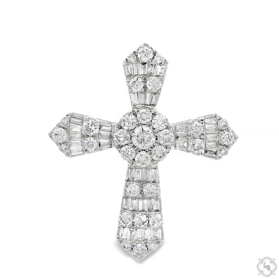 Baguette Diamond Cross 68629 - Image 1
