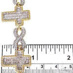 Baguette Diamond Cross Bracelet 69704 - Image 6