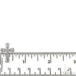 Baguette Diamond Cross Pendant Set 68628 - Image 4