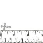 Baguette Diamond Cross Pendant Set 68628 - Image 5