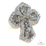 Baguette Diamond Cross Ring 68800 - Image 2