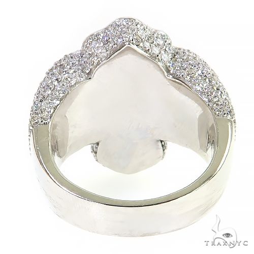 14K Gold Baguette Diamond Cross Ring, photo 4 of 6