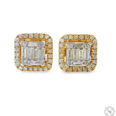 Baguette Diamond Earrings 70306 - Image 1