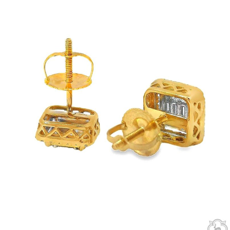 Baguette Diamond Earrings 70306 - Image 4