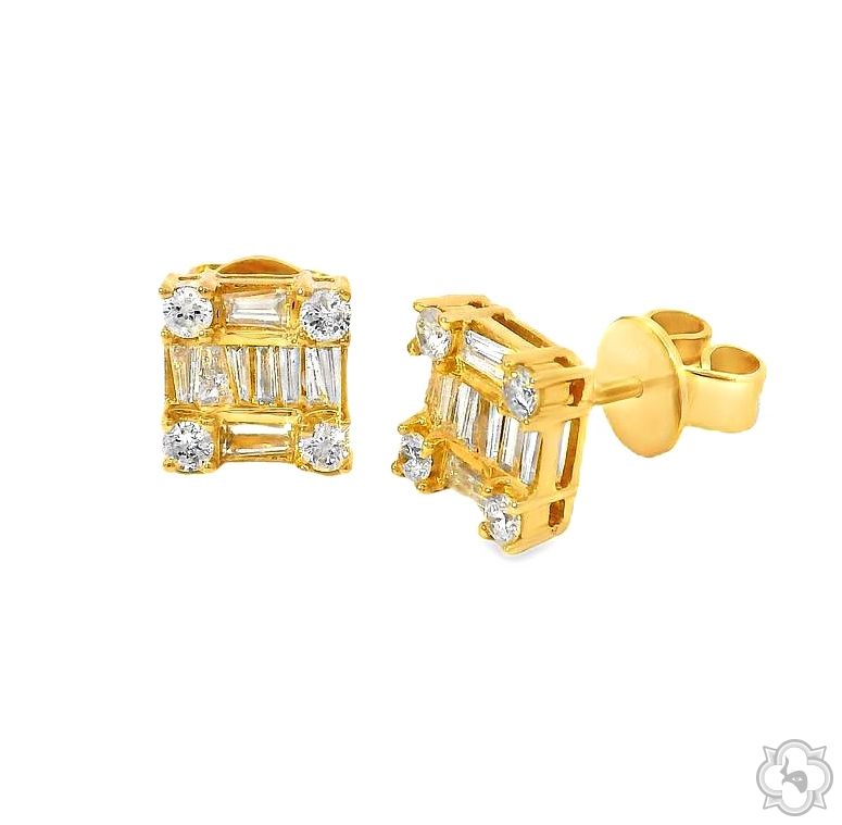 Baguette Diamond Earrings 70310