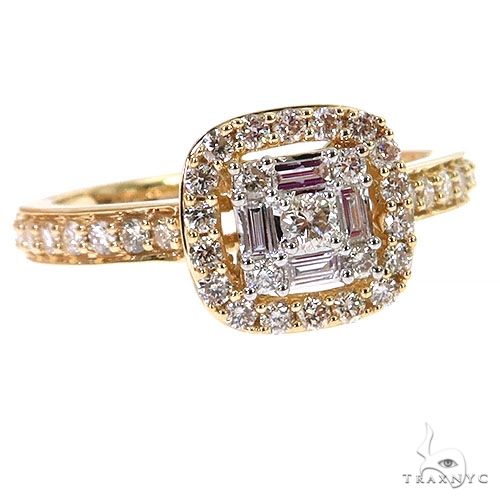 Baguette Diamond Engagement Ring 68623 - Image 2