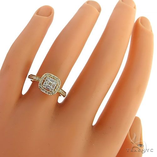 Baguette Diamond Engagement Ring 68623 - Image 7