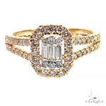 Baguette Diamond Engagement Ring 68761 - Image 1