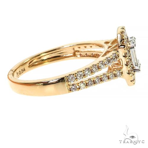 Baguette Diamond Engagement Ring 68761 - Image 3