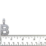 Baguette Diamond Initial Pendant 68998 - Image 4