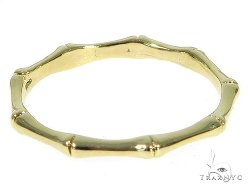 Bamboo Gold Fashion Ring 45474 - Image 3
