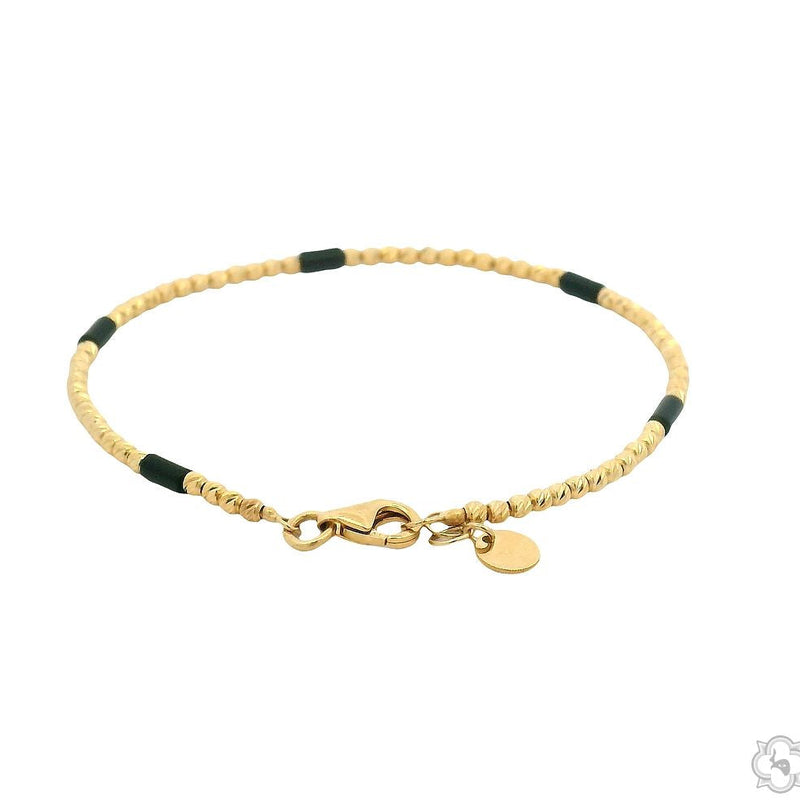 Beaded Gold Bracelet 70729 - Image 3