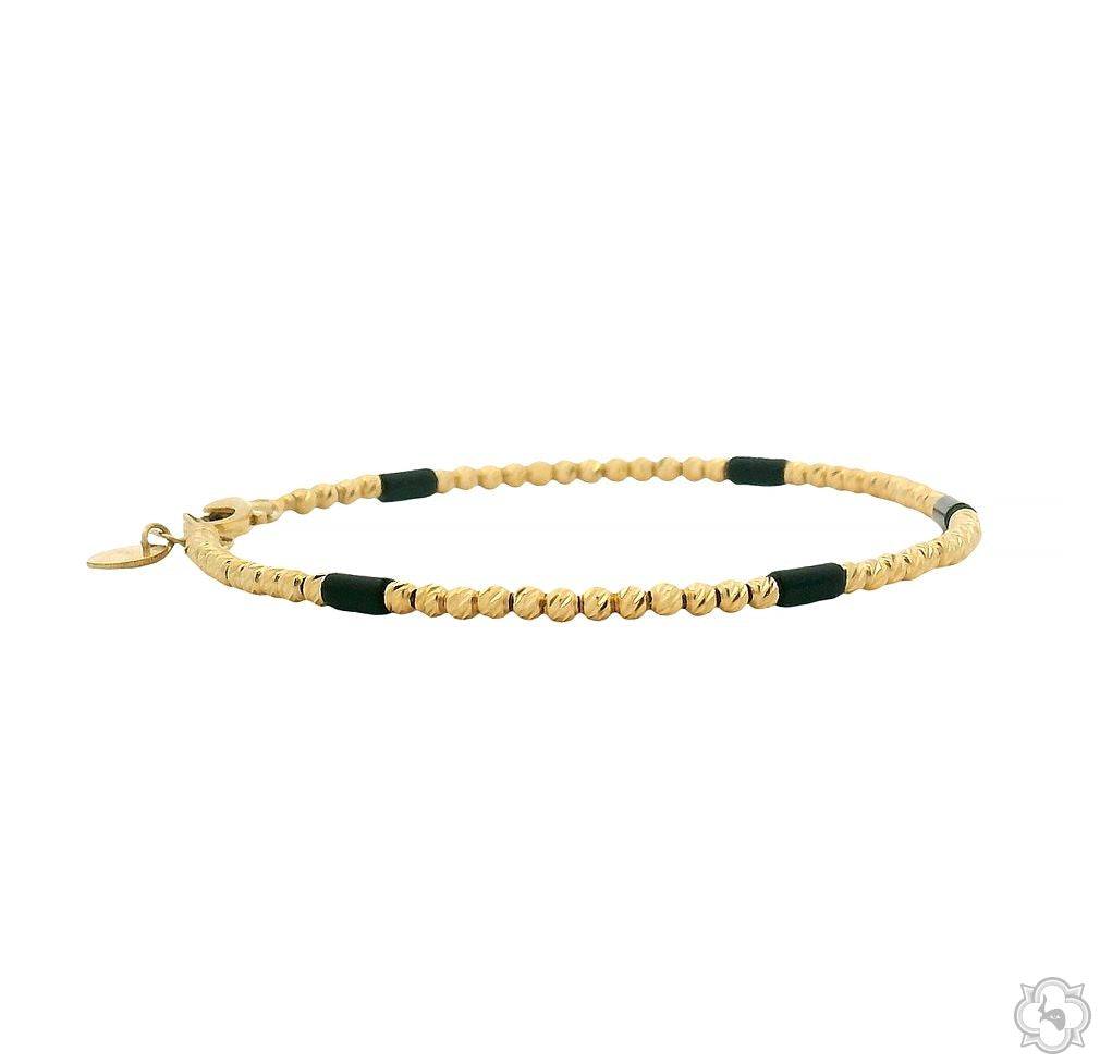 Beaded Gold Bracelet 70729 – TraxNYC