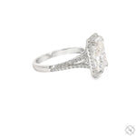 Bellanova 4ct Radiant Engagment Ring 70591 - Image 4