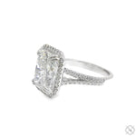 Bellanova 4ct Radiant Engagment Ring 70591 - Image 3