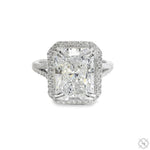 Bellanova 4ct Radiant Engagment Ring 70591 - Image 1