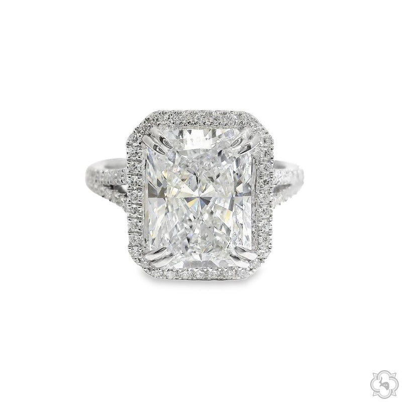 Bellanova 4ct Radiant Engagment Ring 70591 - Image 1