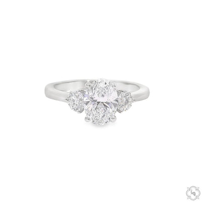 18K Gold Bellecurve Lab-Grown Diamond Engagement Ring