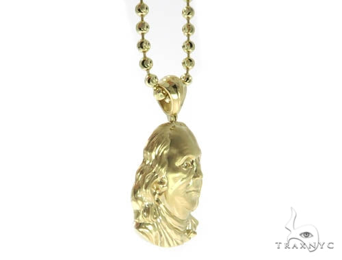 Benjamin Franklin Diamond Pendant & Chain Set 42599 - Image 3