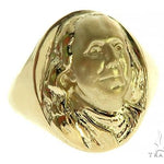Benjamin Franklin Gold Ring 49780 - Image 1