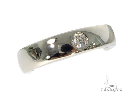 Bezel  Diamond Wedding Ring 45510 - Image 1