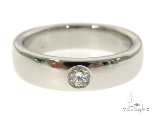 Bezel  Diamond Wedding Ring 45510 - Image 2