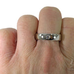 Bezel  Diamond Wedding Ring 45510 - Image 7