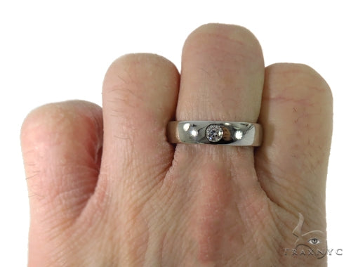 Bezel  Diamond Wedding Ring 45510 - Image 7