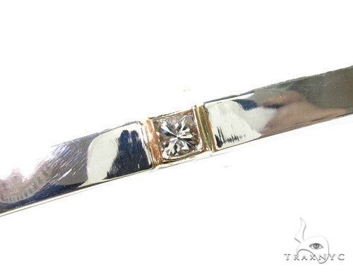 Bezel Diamond Bangle Bracelet 37321 - Image 3