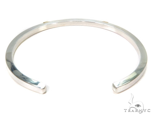 Bezel Diamond Bangle Bracelet 37321 - Image 5