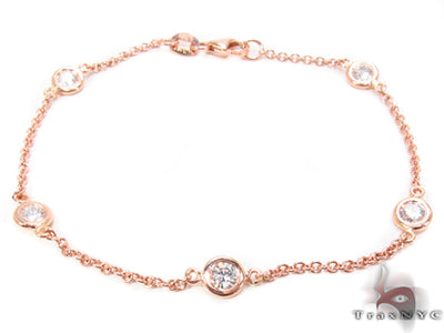 Bezel Diamond Bracelet 32719 - Image 1